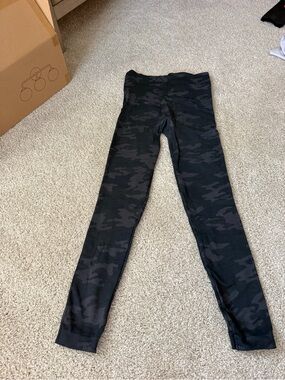 SPANX Black Camo Leggings
